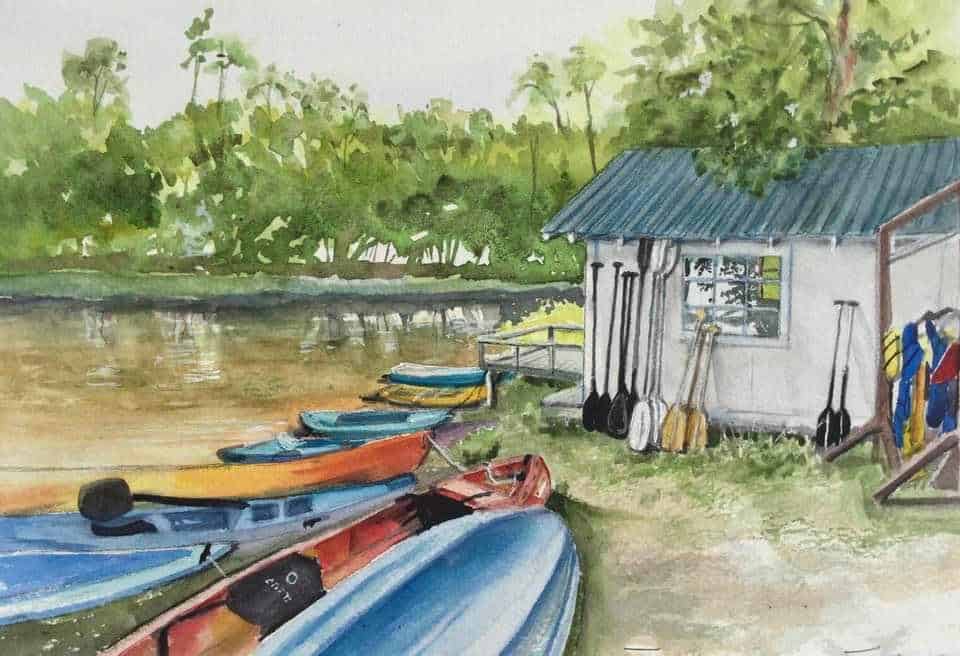 Manior Hovey watercolor